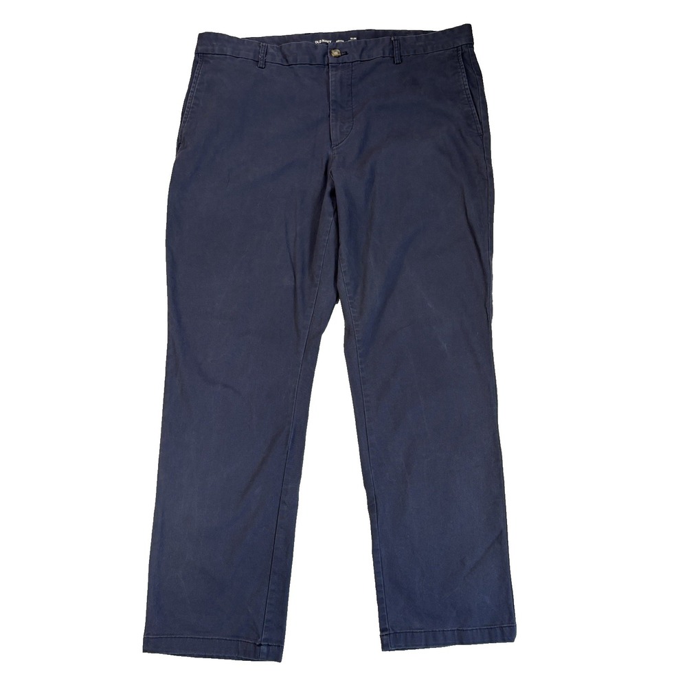 Old Navy Men's 40X30 Navy Blue Slim Chinos Essential Everyday Preppy Casual‎